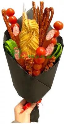 Съедобный букет «Довольный бобр»